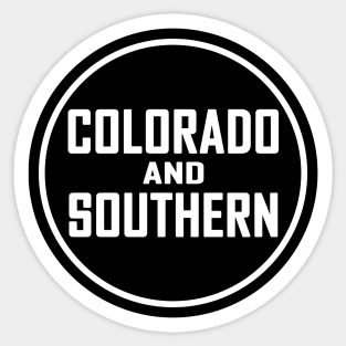 Colorado and Southern Railway Sticker